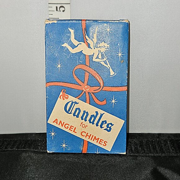 Vintage White Candles for Angel Chimes Made in Holland 8 of 10 - Picture 1 of 5